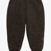 Mikk-Line Fleecebukser Baby Merinoull, Dark Brown Melange