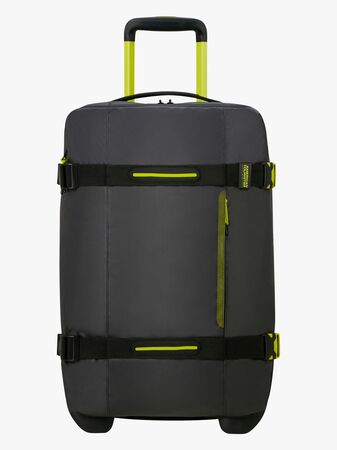 American Tourister Urban Track Duffle Koffert 55L, Black/Lime