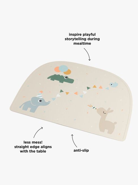 Done By Deer Celebration Spisebrikke Silikon, Sand