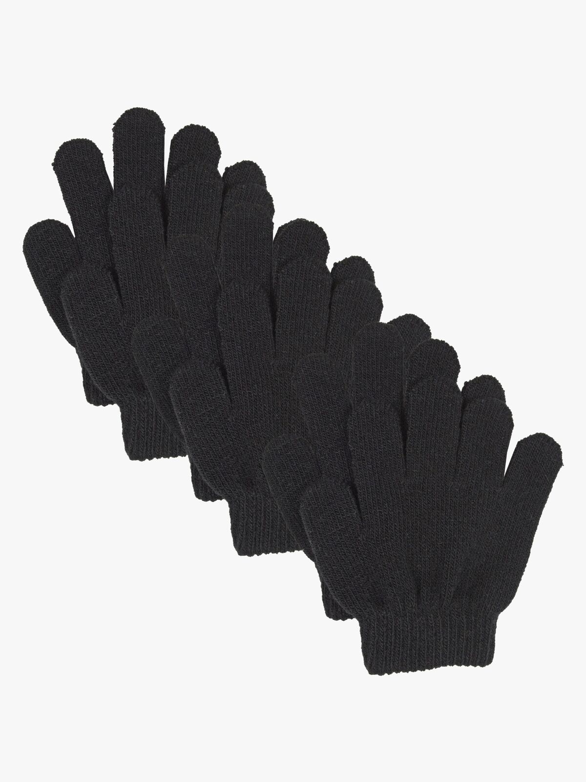 Lindberg Åsbro Vanter 3-Pakk, Black