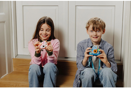 MiniLens Digitalkamera Dinosaur, Blå