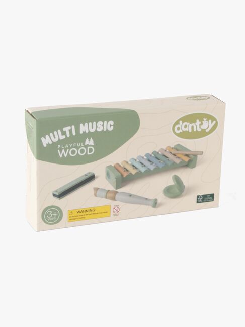 Dantoy Musikksett Wooden In Gift Box