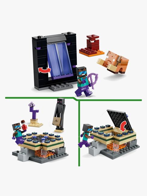 LEGO Minecraft 21584 Reise gjennom portalene til Nether og End