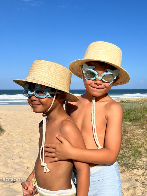 SUNNYLiFE Svømmebriller, Salty the Shark Aqua