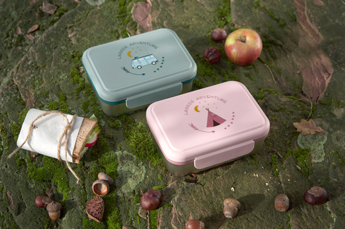 Lässig Matboks Rustfritt Stål Adventure Buss