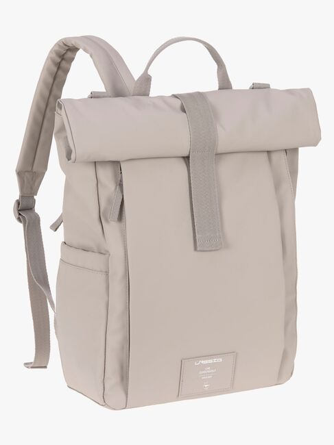 Lässig Rolltop Stelleveske Ryggsekk, Taupe