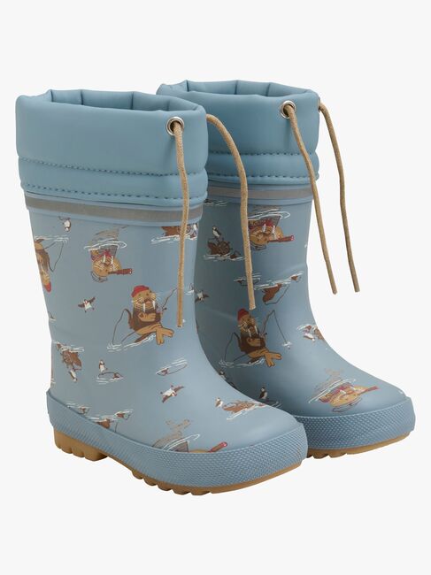 CeLaVi Fôrede Gummistøvler, Smoke Blue