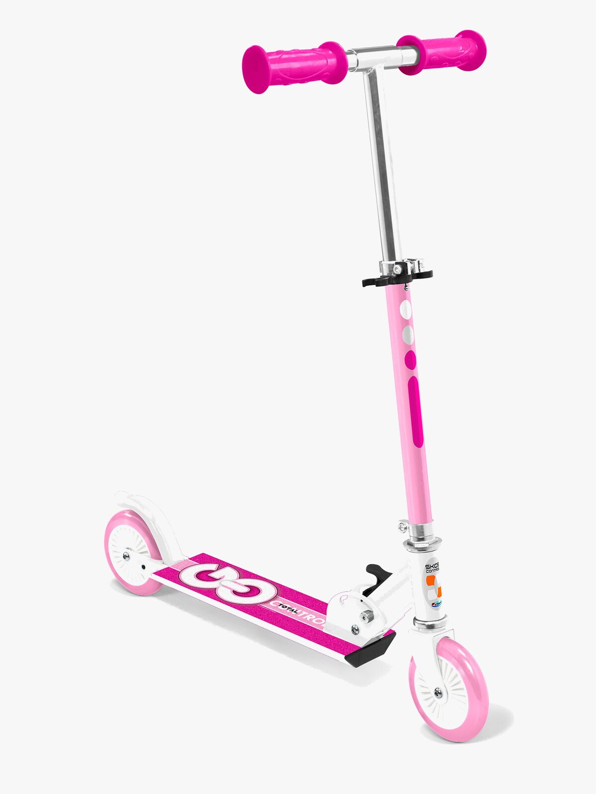 Skids Control Sammenleggbar Sparkesykkel, Rosa