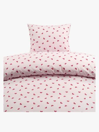 Borganäs Sengesett Hjärtrud 150x210, Rosa