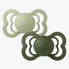 BIBS Supreme Smokk 2-pack Silikon Str 1, Sage/Hunter Green