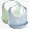 BabyBjörn Smekkesett 2-Pack, Lysegrønn/Lyseblå