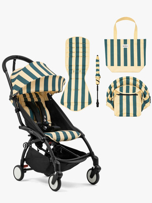 Stokke YOYO 3 Sportsvogn 6+ inkl. Riviera Summer Kit, Monaco/Black