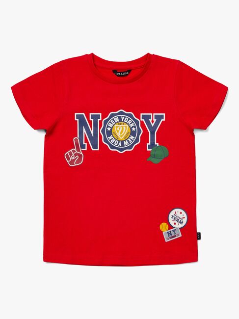 Luca & Lola San Marino T-Shirt 2-pack, Red/Army Green