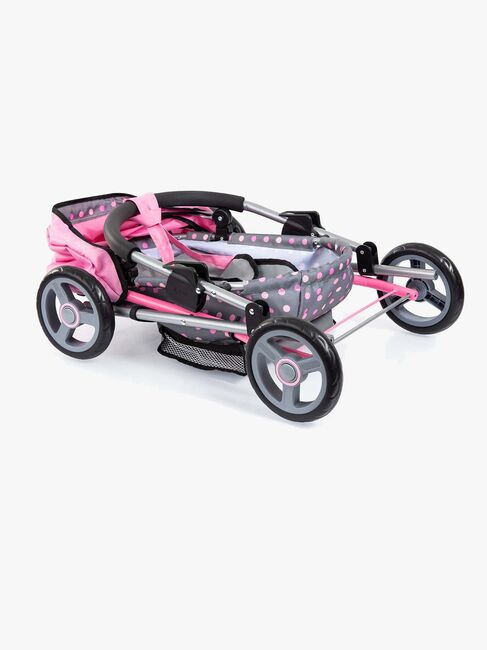 Bayer Design Dukkevogn Cosy, Grå/Rosa