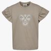 Hummel JR Ruffle T-skjorte, Rock Ridge