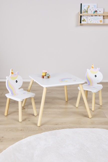 Cloudberry Castle Bord og Stoler, Enhjørning