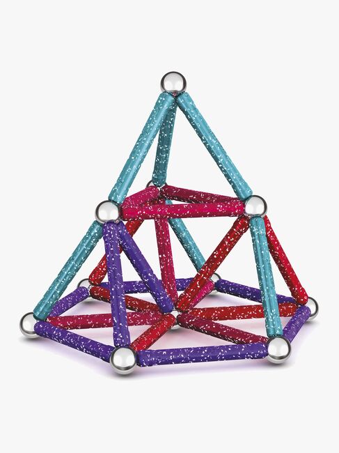 Geomag Byggesett 60 Deler, Glitter