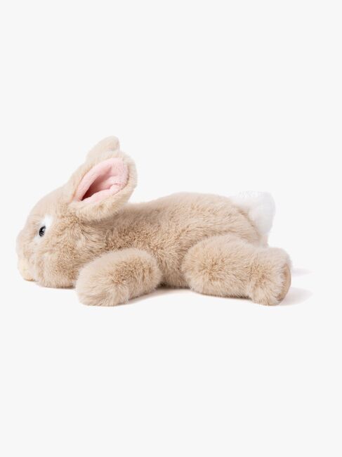 Teddykompaniet Kosedyr Liggende Kanin 28 cm, Beige