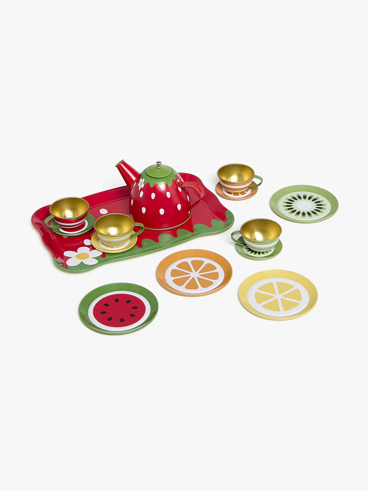 Cloudberry Castle Fruity Teservise Laget Av Metall