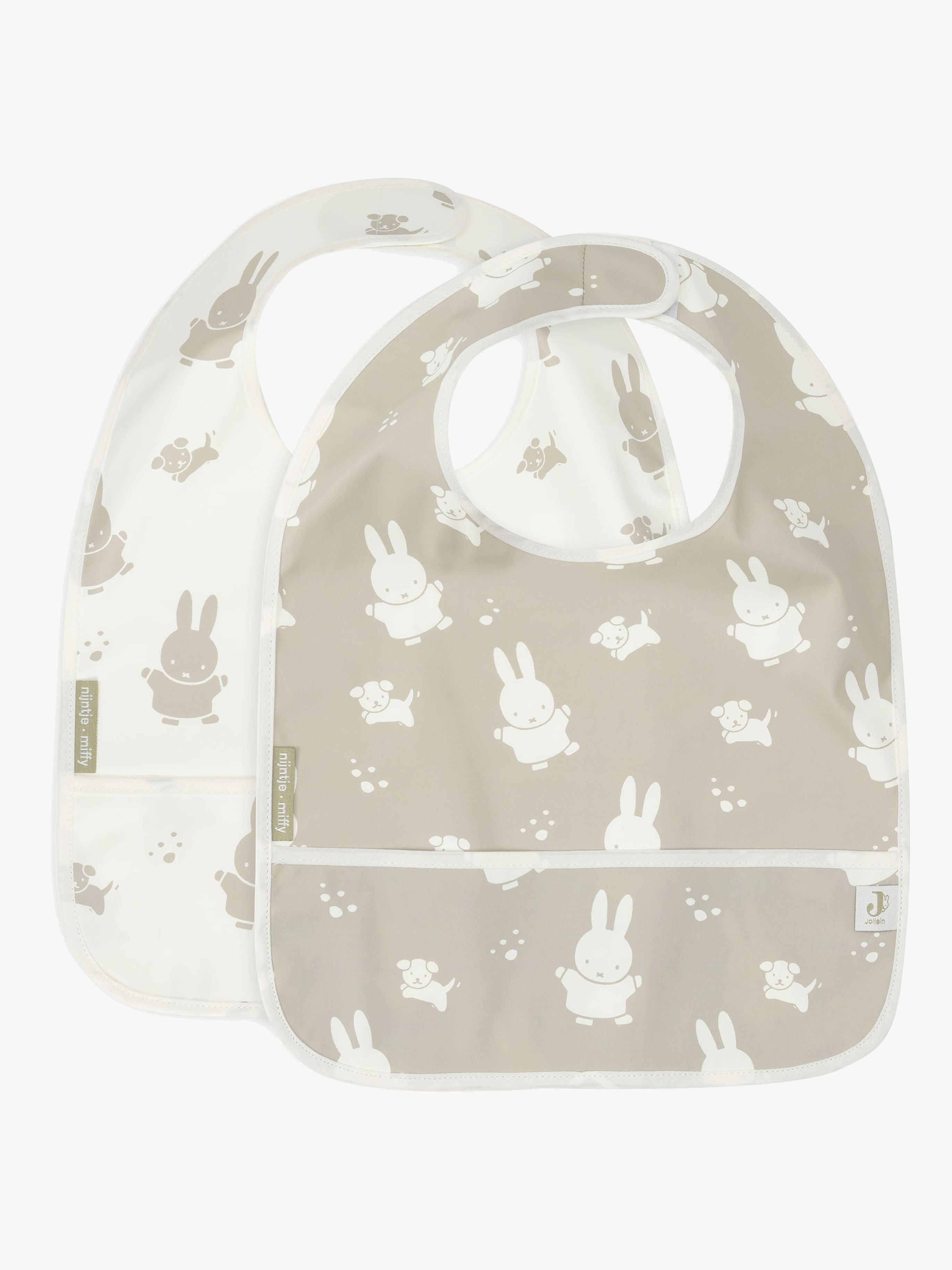 Jollein Miffy& Snuffy Smekke 2-Pakk, Olive Green - Smekker - Polyester
