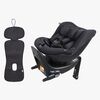 Beemoo Reverse i-Size Bakovervendt Bilstol inkl. Ventilerende Sittepute, Black Stone/Antracit