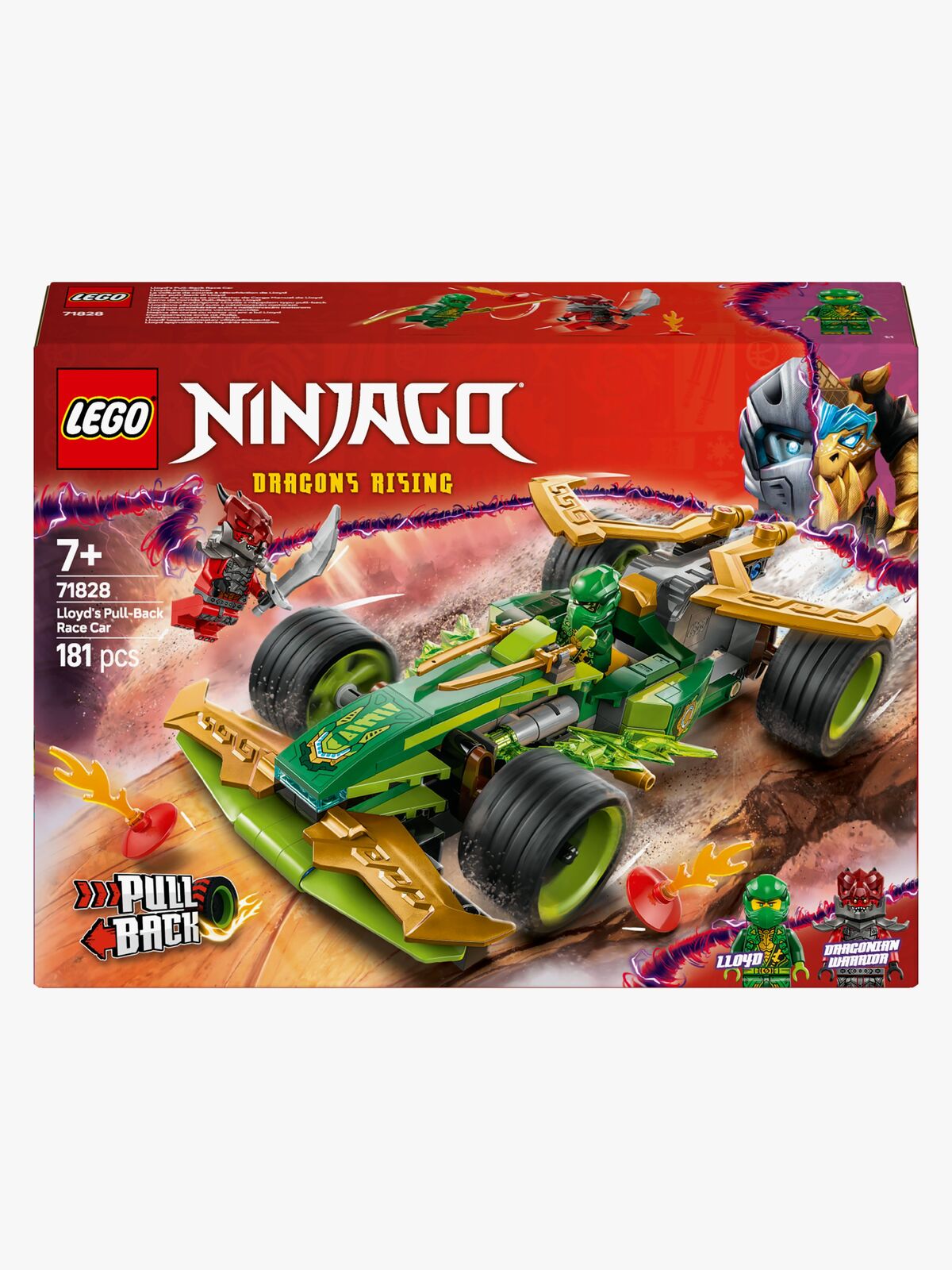 LEGO Ninjago 71828 Lloyds pullback-racerbil