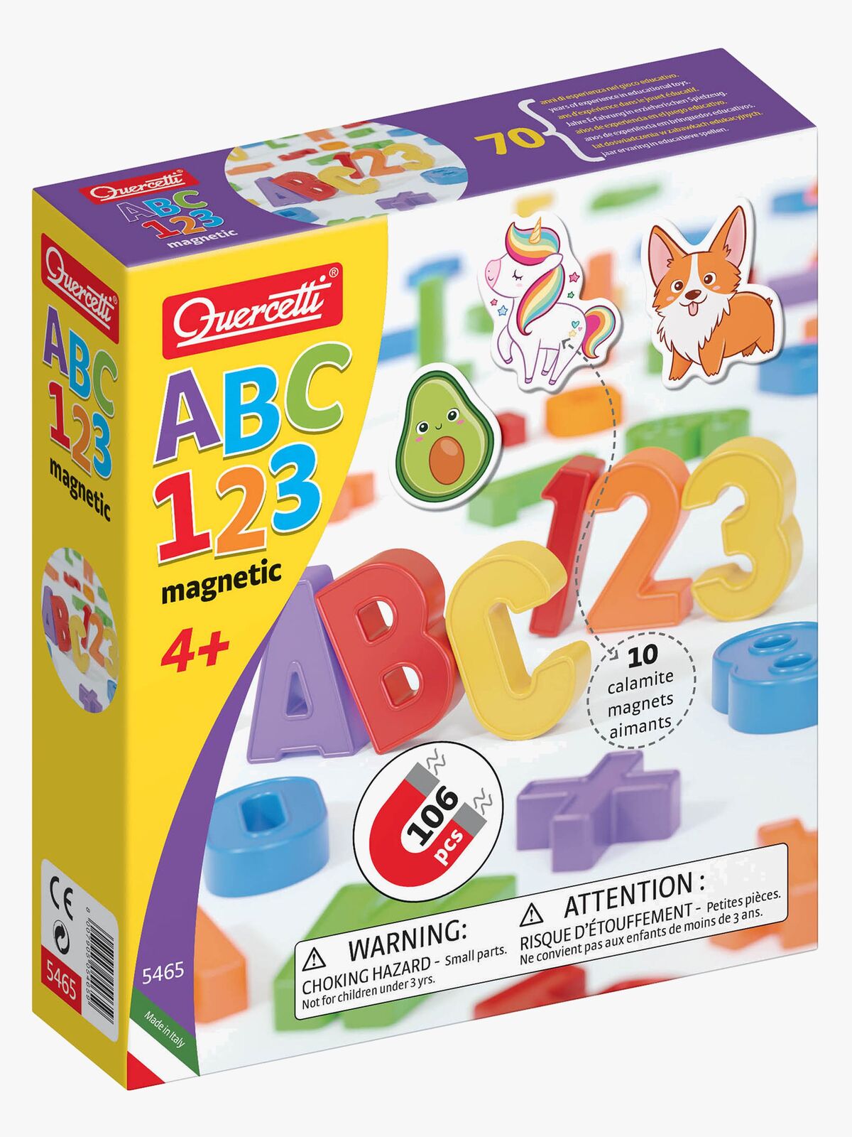 Quercetti Magneter ABC, 123
