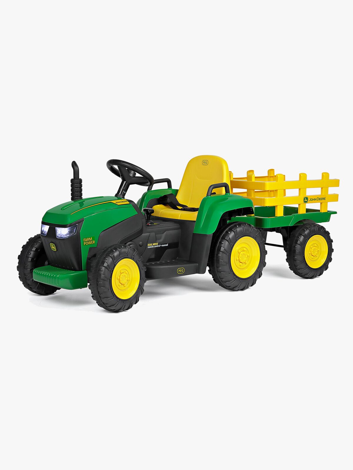 Peg Perego John Deere Farm Power Eltraktor