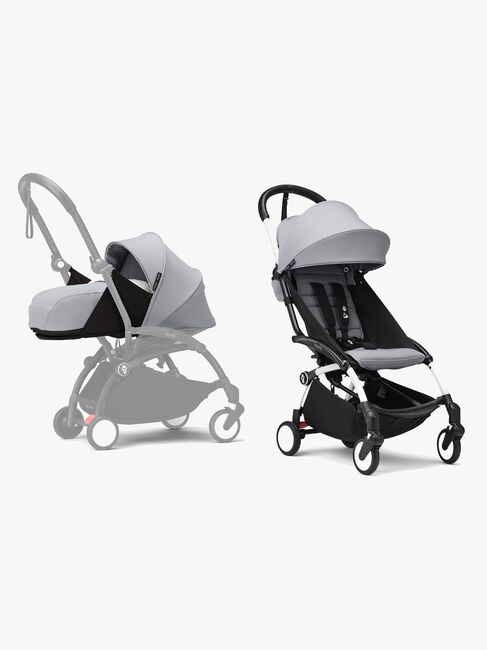 Stokke YOYO 3 Sportsvogn inkl. Newborn Pack, Stone/White