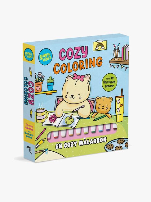 Cozy Coloring Fargeleggingsbok-sett