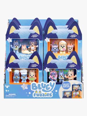 Bluey Fuzzies Figursett Episode 3-Pakk Blandet