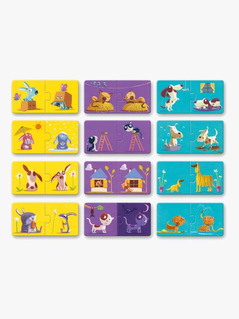 Djeco Puslespill Opposites 24 Brikker