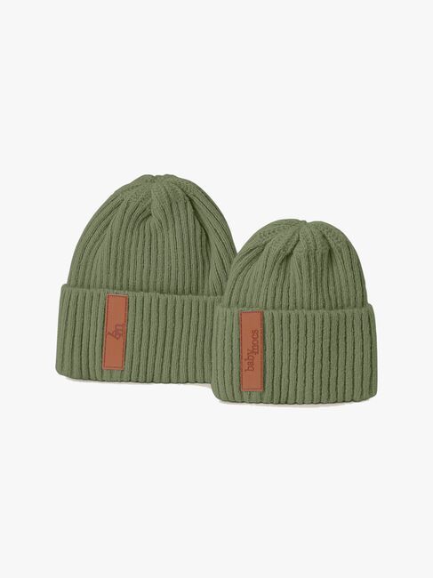 BabyMocs Strikket Lue, Olive