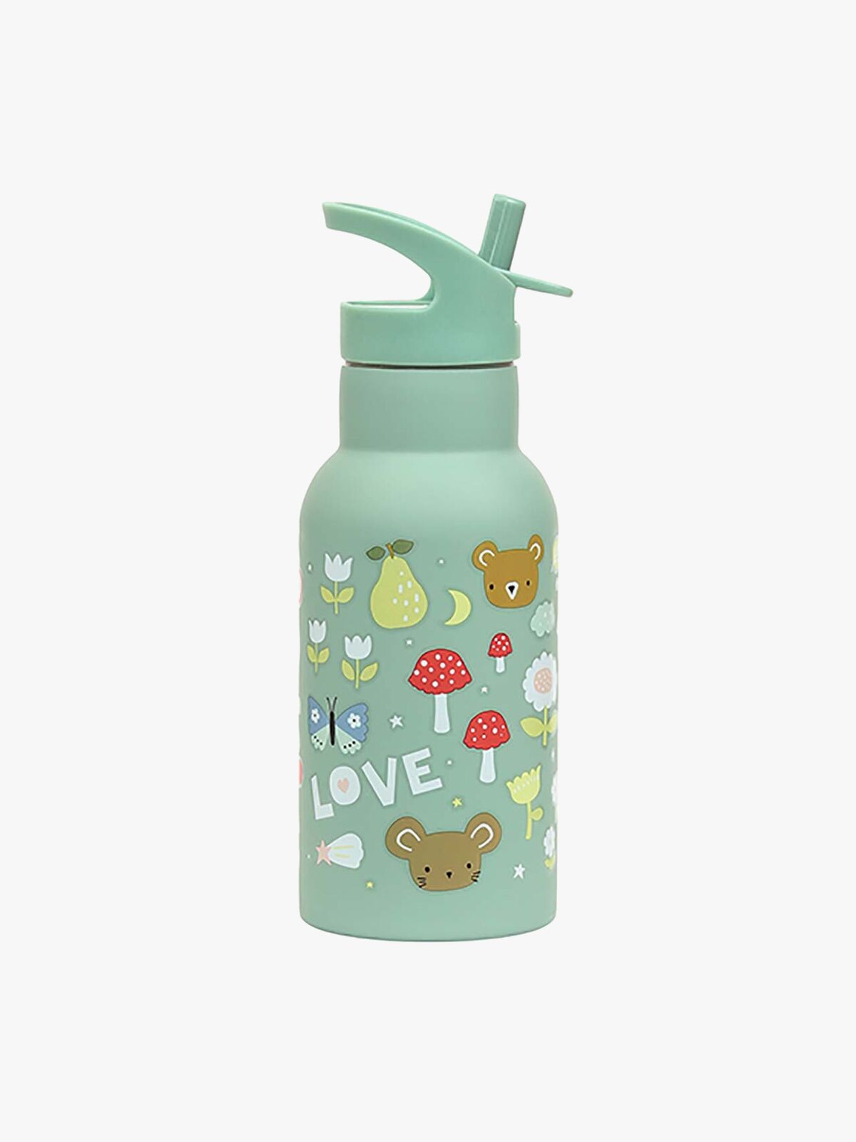 A Little Lovely Company Stainless steel Vannflaske, Joy