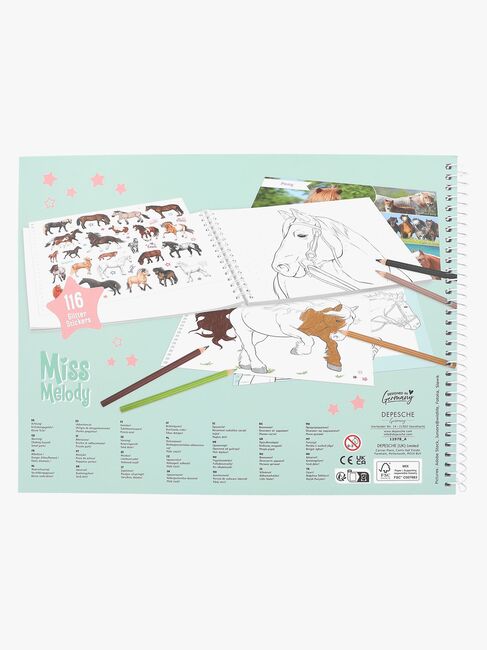 Miss Melody Fargeleggingsbok