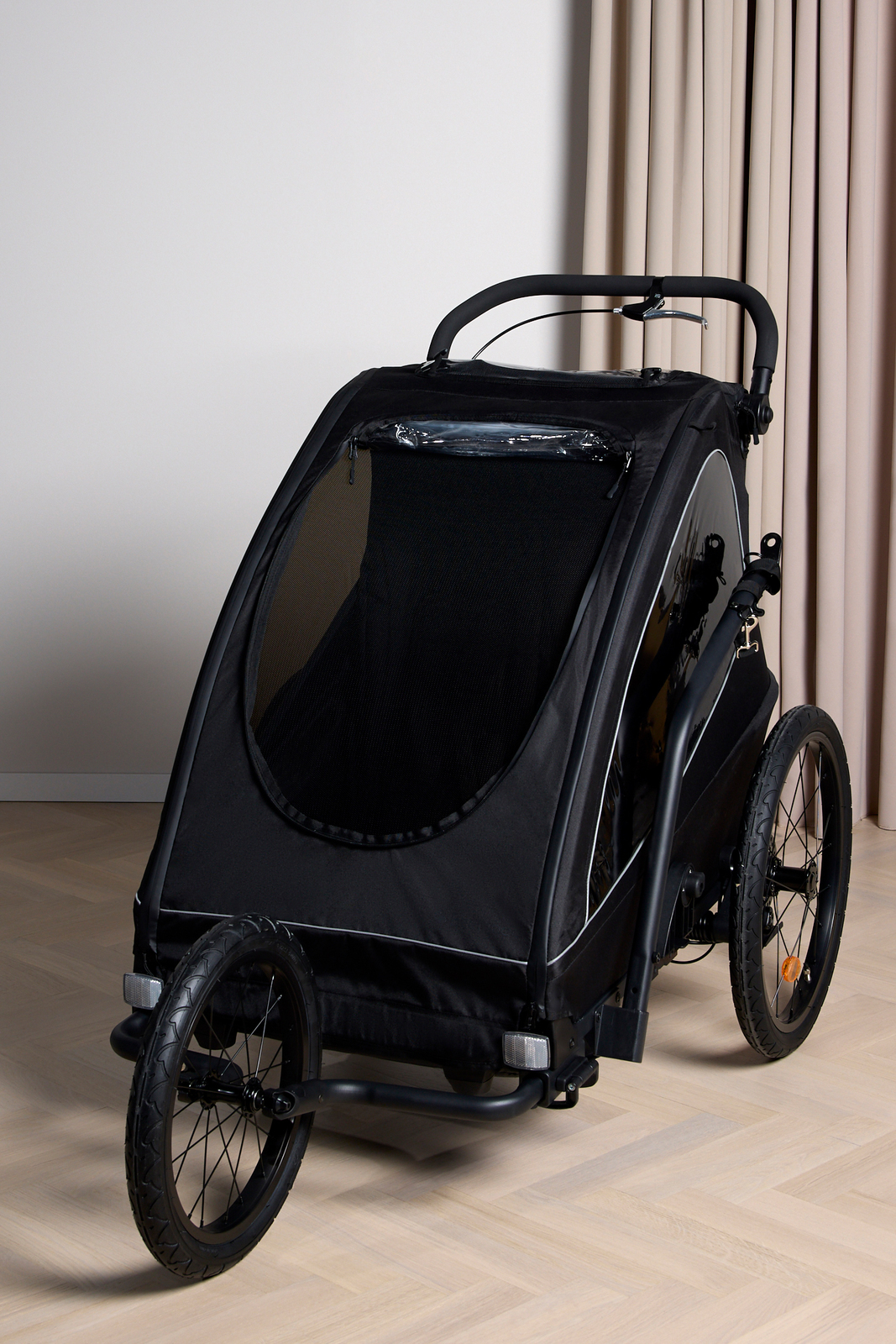 Beemoo Activity Sport Sykkelvogn Inkl. Løpesett, Black