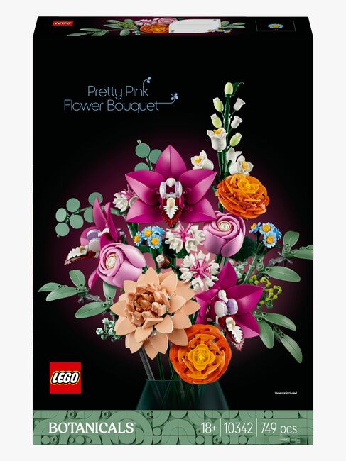 LEGO Botanicals 10342 Vakker bukett med rosa blomster