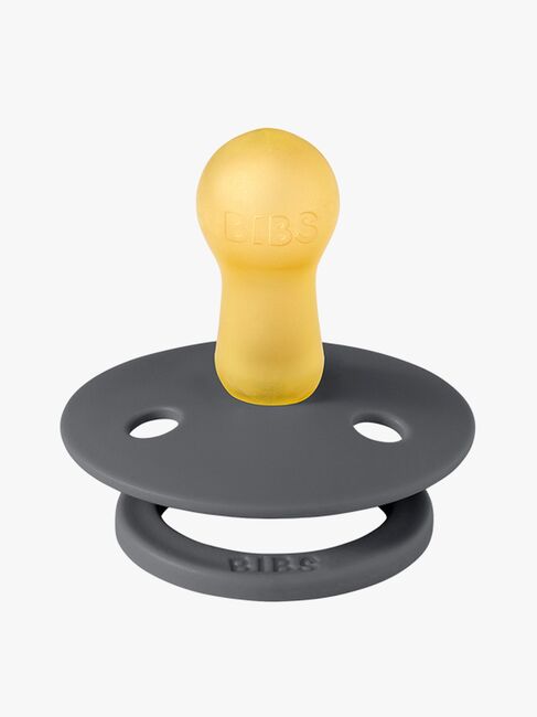 BIBS Smokk Colour 2-pack Lateks Størrelse 1, Iron/Baby Blue