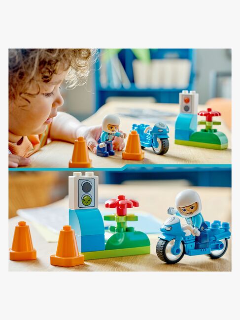 LEGO DUPLO Town 10471 Blå politimotorsykkel