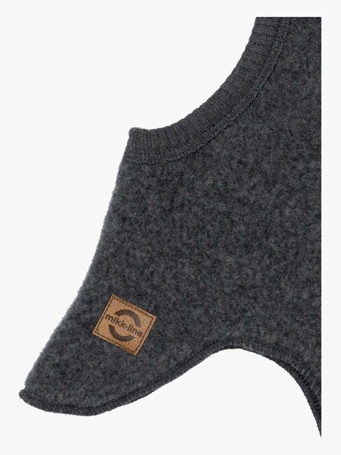 Mikk-Line Balaklava Merinoull, Anthracite Melange