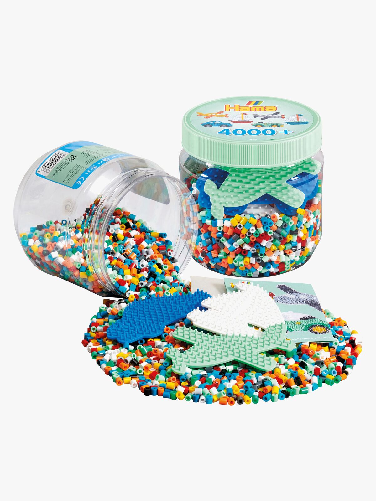 Hama Midi Beads Perler med Perlebrett 4000 Stk