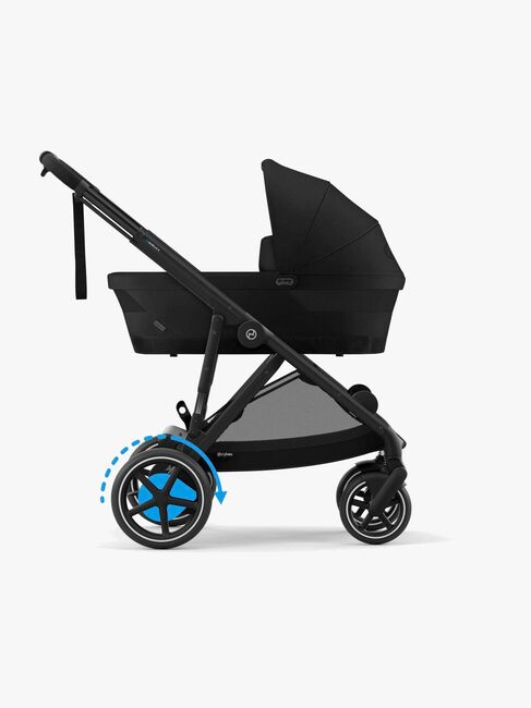 Cybex e-GAZELLE S Sportsvogn, Moon Black/Black