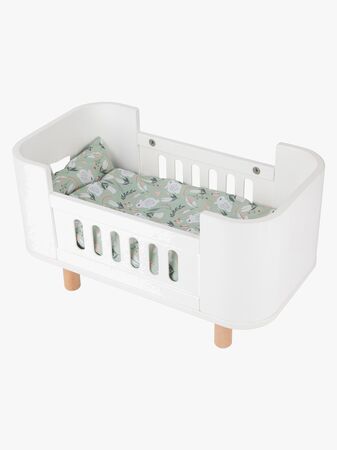 Alice & Fox Dukkeseng inkl. Madrass, Hvit