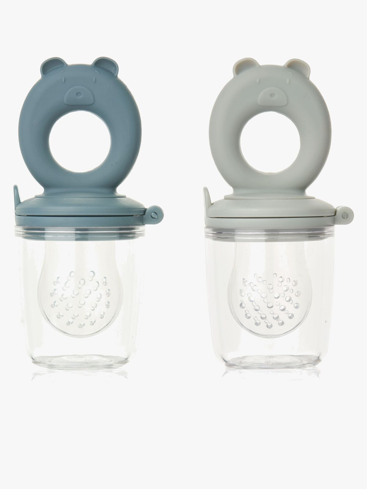 LIEWOOD Miranda Feeder 2-Pack, Whale Blue/Dove Blue