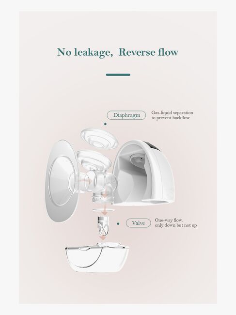 Beemoo CARE Wearable LED Elektrisk Brystpumpe Dobbel