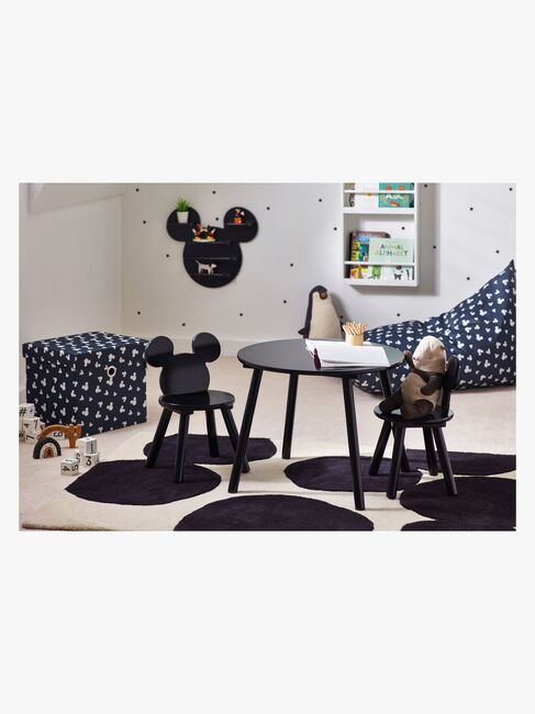Disney Mikke Mus Bord og Stoler, Svart