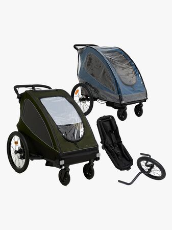 Beemoo Activity Sport Sykkelvogn Inkl. Newborn Set, Løpesett & Regntrekk, Green