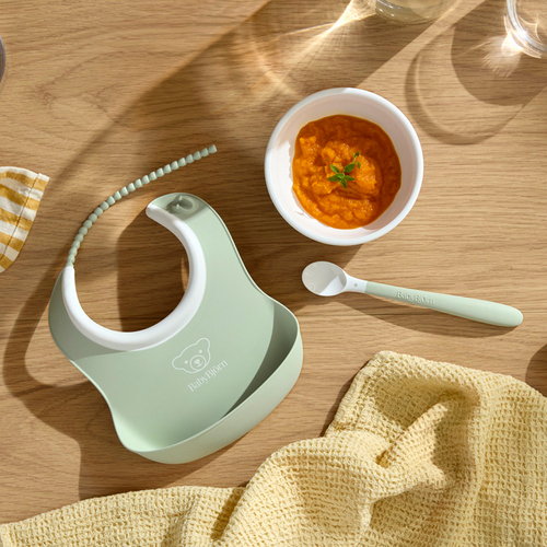 BabyBjörn Matsett 3 Deler, Blekgrønn