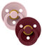 BIBS Smokk Colour 2-pack Lateks Størrelse 2, Pink Plum/Elderberry