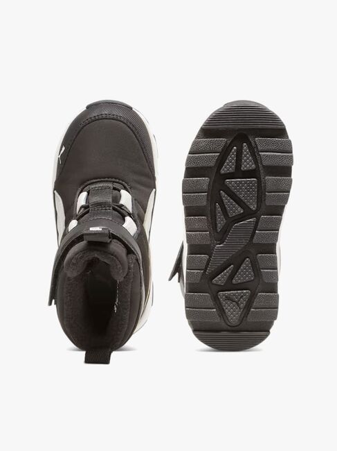 Puma Evolve Puretex AC Inf Vintersko, Black/Ash Grey/White